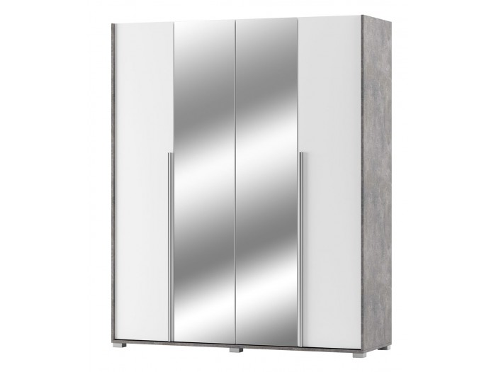 Четирикрилен гардероб с огледало АЛЕКСА 4Д